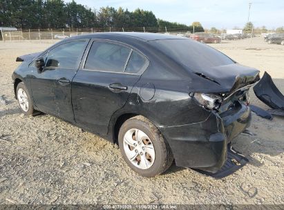 Lot #2992821381 2015 HONDA CIVIC LX