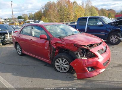 Lot #3035073381 2010 TOYOTA COROLLA S