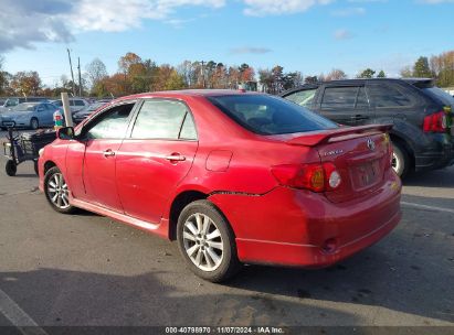 Lot #3035073381 2010 TOYOTA COROLLA S