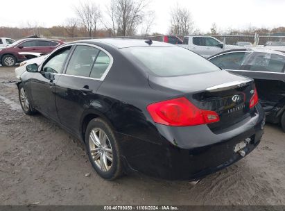 Lot #3052075978 2013 INFINITI G37X