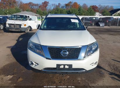 Lot #3042569584 2015 NISSAN PATHFINDER PLATINUM