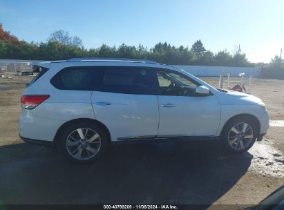 Lot #3042569584 2015 NISSAN PATHFINDER PLATINUM