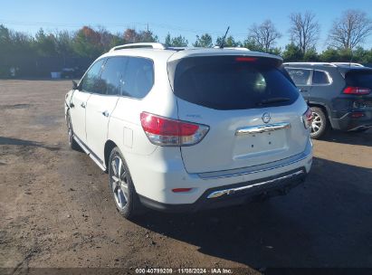 Lot #3042569584 2015 NISSAN PATHFINDER PLATINUM