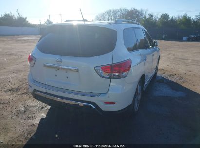 Lot #3042569584 2015 NISSAN PATHFINDER PLATINUM