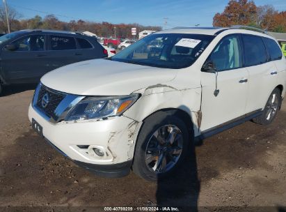 Lot #3042569584 2015 NISSAN PATHFINDER PLATINUM