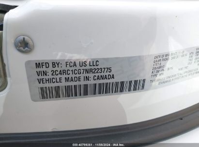 Lot #3037545180 2022 CHRYSLER VOYAGER LX