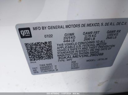 Lot #3035089477 2022 GMC TERRAIN FWD SLE