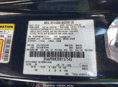 Lot #3035094829 2013 FORD FUSION SE