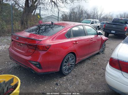 Lot #3053063037 2021 KIA FORTE GT