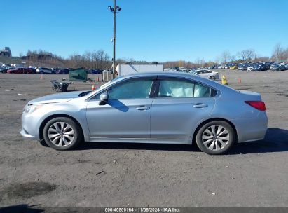 Lot #2995294471 2015 SUBARU LEGACY 2.5I PREMIUM