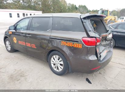 Lot #3051077522 2016 KIA SEDONA LX