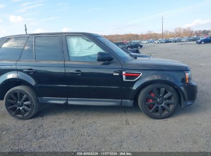 Lot #3051083822 2013 LAND ROVER RANGE ROVER SPORT SUPERCHARGED