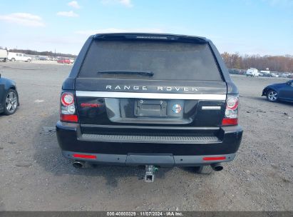 Lot #3051083822 2013 LAND ROVER RANGE ROVER SPORT SUPERCHARGED