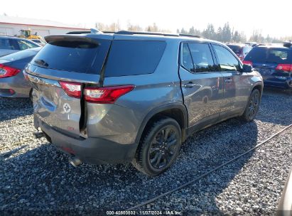 Lot #2992835282 2020 CHEVROLET TRAVERSE AWD RS