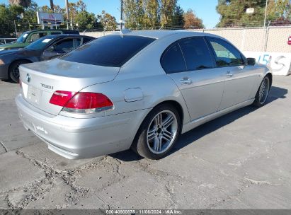 Lot #2992832311 2007 BMW 750I