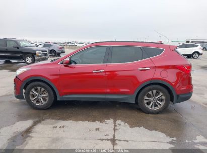 Lot #3021955408 2014 HYUNDAI SANTA FE SPORT 2.4L