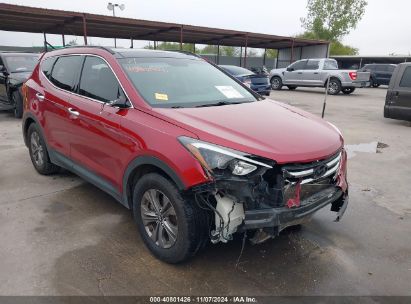 Lot #3021955408 2014 HYUNDAI SANTA FE SPORT 2.4L