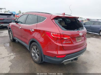 Lot #3021955408 2014 HYUNDAI SANTA FE SPORT 2.4L