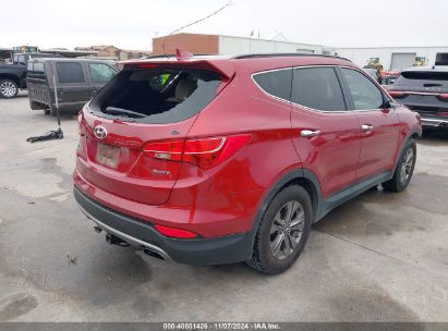 Lot #3021955408 2014 HYUNDAI SANTA FE SPORT 2.4L