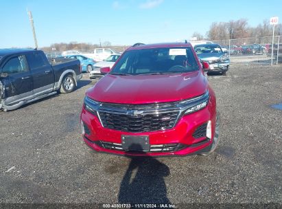 Lot #3037525713 2023 CHEVROLET EQUINOX AWD RS