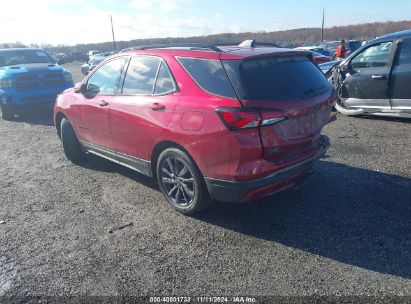 Lot #3037525713 2023 CHEVROLET EQUINOX AWD RS