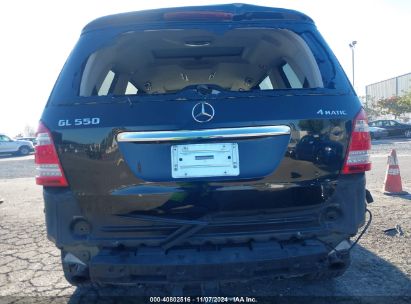 Lot #2992832291 2012 MERCEDES-BENZ GL 550 4MATIC