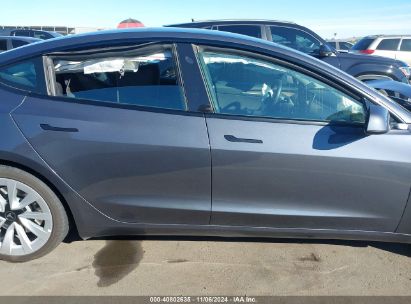 Lot #3035707881 2023 TESLA MODEL 3 REAR-WHEEL DRIVE