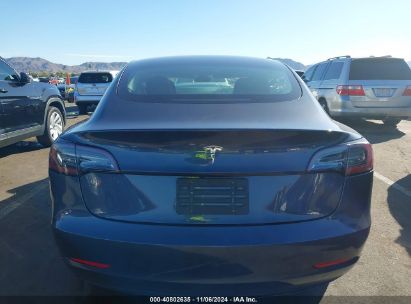 Lot #3035707881 2023 TESLA MODEL 3 REAR-WHEEL DRIVE