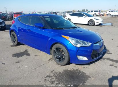 Lot #3035094793 2013 HYUNDAI VELOSTER BASE W/BLACK