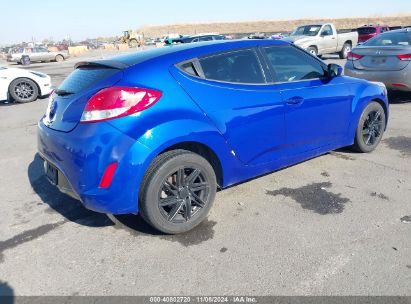 Lot #3035094793 2013 HYUNDAI VELOSTER BASE W/BLACK