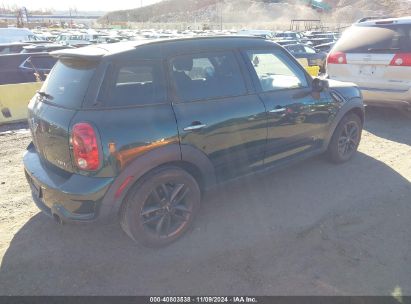 Lot #2995294413 2012 MINI COOPER S COUNTRYMAN