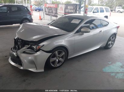 Lot #3035073300 2016 LEXUS RC 200T