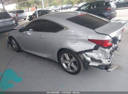 Lot #3035073300 2016 LEXUS RC 200T