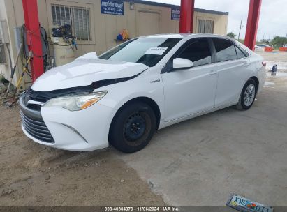 Lot #2995294632 2016 TOYOTA CAMRY HYBRID LE