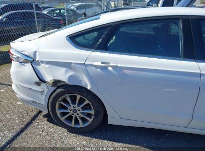 Lot #3035083712 2017 FORD FUSION SE