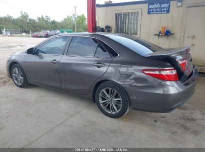 Lot #2995294624 2015 TOYOTA CAMRY HYBRID SE