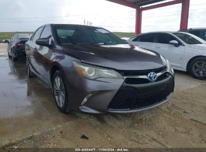 Lot #2995294624 2015 TOYOTA CAMRY HYBRID SE