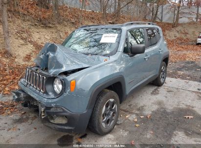 Lot #3042569727 2018 JEEP RENEGADE SPORT 4X4