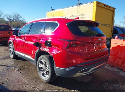 Lot #3035083710 2021 HYUNDAI SANTA FE SEL