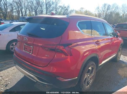 Lot #3035083710 2021 HYUNDAI SANTA FE SEL