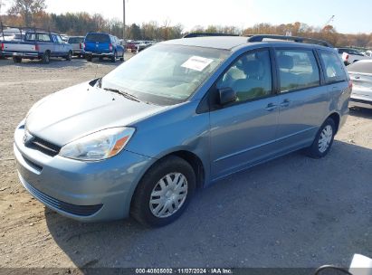 Lot #2995294595 2004 TOYOTA SIENNA CE