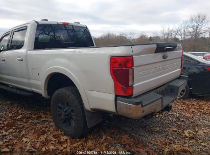 Lot #3035095673 2022 FORD F-350 LARIAT