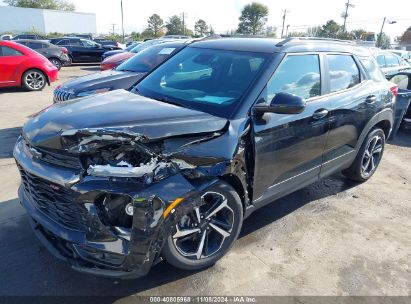 Lot #3037526276 2021 CHEVROLET TRAILBLAZER FWD RS