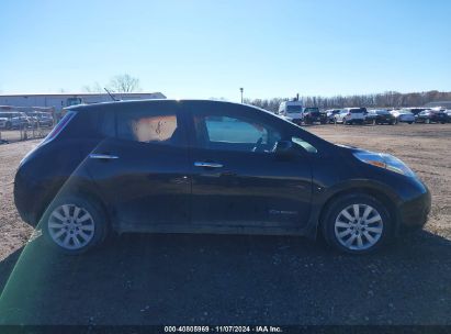 Lot #3052075763 2017 NISSAN LEAF S