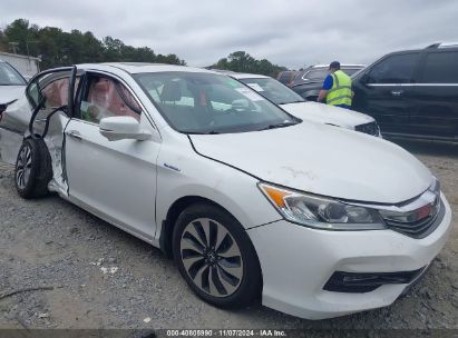 Lot #3052075762 2017 HONDA ACCORD HYBRID EX-L