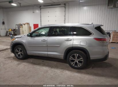 Lot #3035083679 2016 TOYOTA HIGHLANDER XLE V6