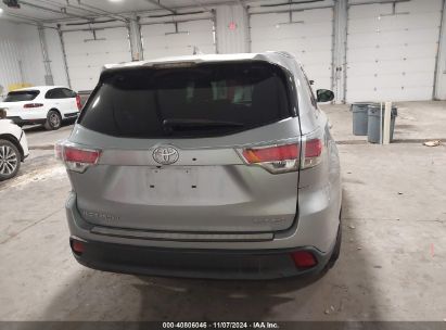 Lot #3035083679 2016 TOYOTA HIGHLANDER XLE V6