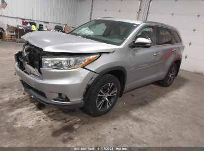 Lot #3035083679 2016 TOYOTA HIGHLANDER XLE V6