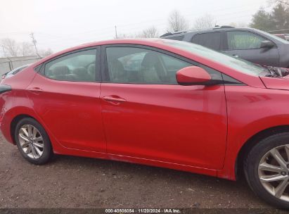 Lot #3030609955 2016 HYUNDAI ELANTRA SE