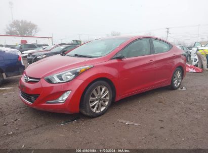 Lot #3030609955 2016 HYUNDAI ELANTRA SE